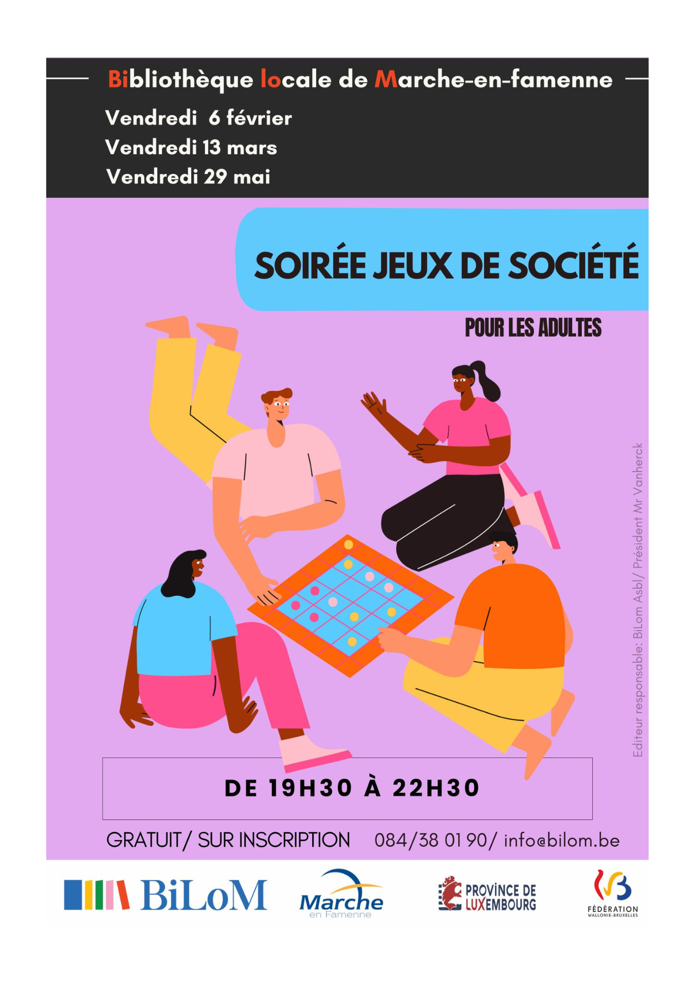 Illustration : Soirée jeux de société adultes